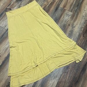 Bohemian Folk Double Maxi Skirt